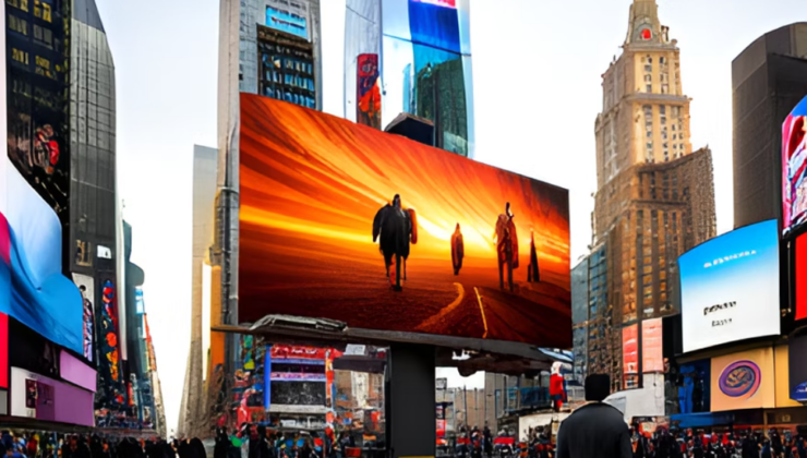Türk Girişimciden New York Times Square’de 3D Reklam Devrimi