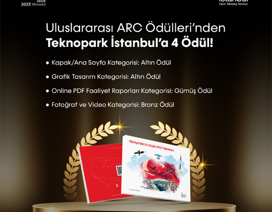 Uluslararası ARC Ödülleri’nden Teknopark İstanbul’a 4 ödül!