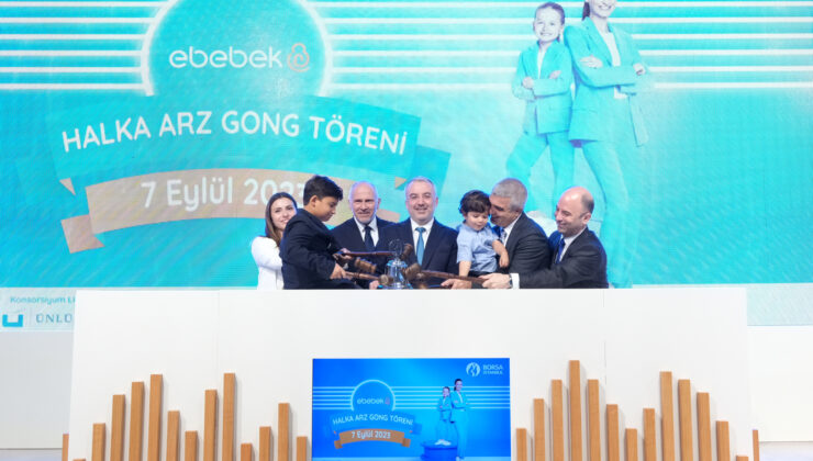 Borsa İstanbul’da gong rekor talep alan ebebek için çaldı