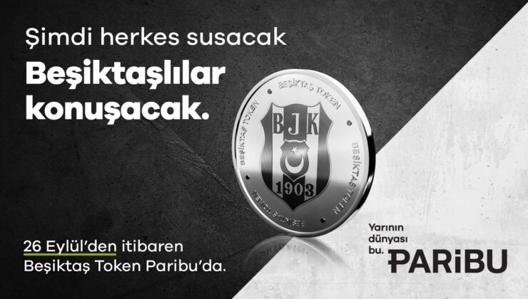 Beşiktaş Token 26 Eylül’den itibaren Paribu’da