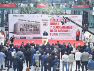 7. Bursa Blok Mermer Fuarı kapılarını açtı