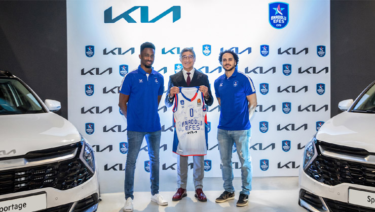 Kia, Anadolu Efes Spor Kulübü’yle sponsorluk anlaşmasını yeniledi