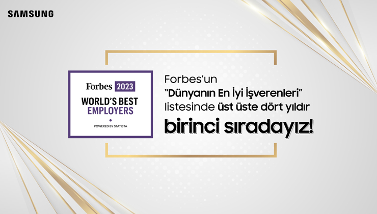 Samsung, tekrar Forbes’un “Dünyanın En İyi İşverenleri” listesinde