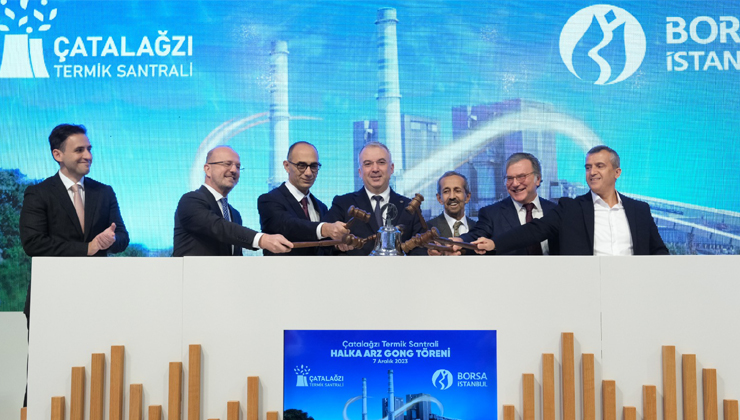 Borsa İstanbul’da Gong, ÇATES için Çaldı