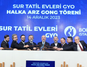 Borsa İstanbul’da Gong Sur Tatil Evleri GYO için çaldı