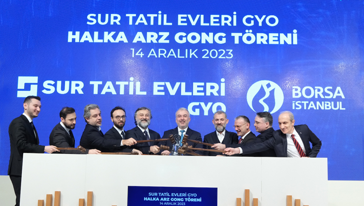 Borsa İstanbul’da Gong Sur Tatil Evleri GYO için çaldı