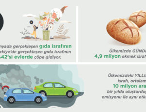 Türkiye’de gerçekleşen gıda israfının %42’si evlerde çöpe gidiyor