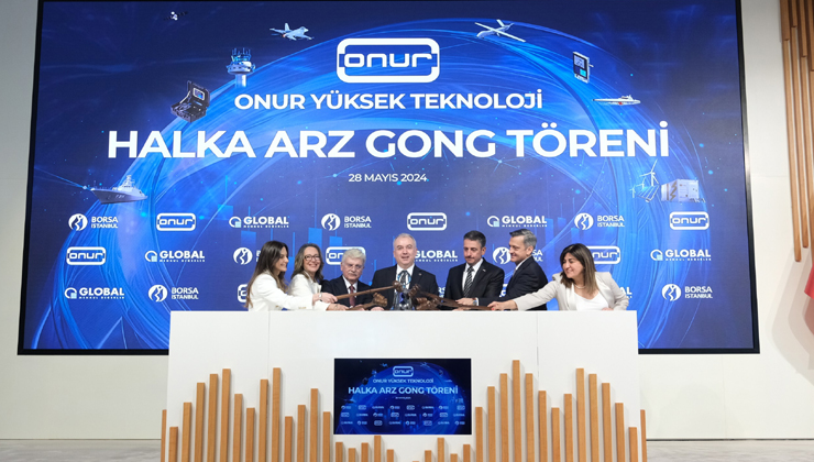 Borsa İstanbul’da gong Onur Yüksek Teknoloji için çaldı