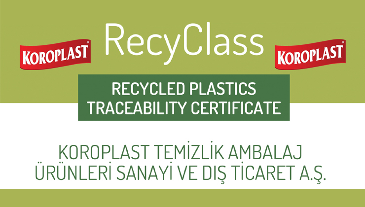 Koroplast’a RecyClass Traceability Sertifikası