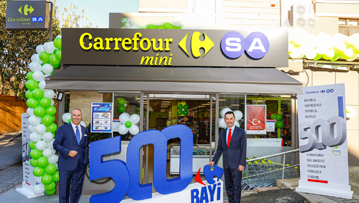 CarrefourSA 500 Bayiye Ulaştı